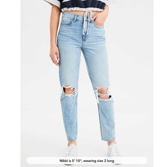 American Eagle Outfitters Denim - American Eagle Mom Jean Suze 4 Long Uber Cool